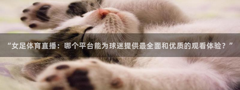 “女足体育直播：哪个平台能为球迷提供最全面和优质的观看体验？”